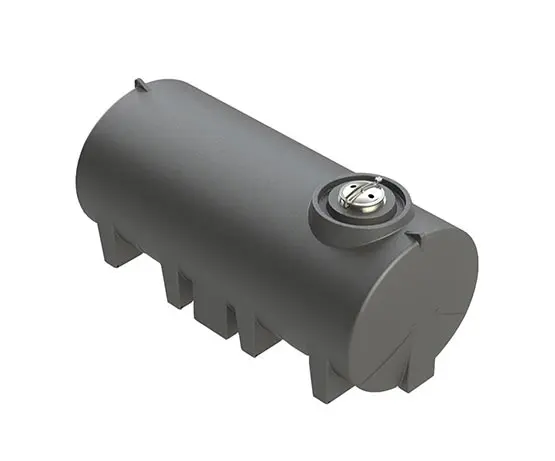 Plastic horizontal storage tank