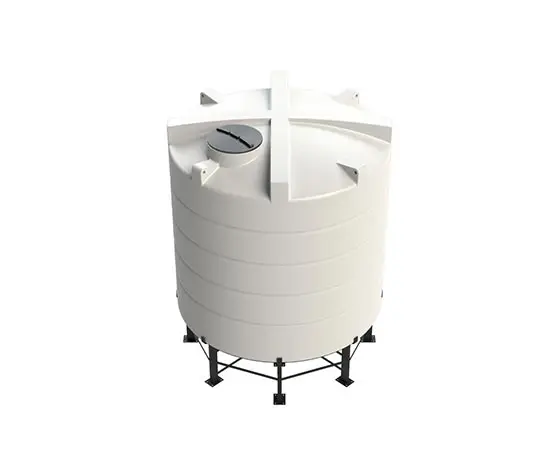 Plastic horizontal storage tank
